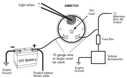 Autometer Voltmeter Wiring Diagram - Wiring Diagram