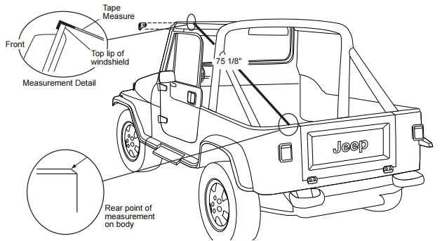 Actualizar 105+ imagen 1994 jeep wrangler soft top installation