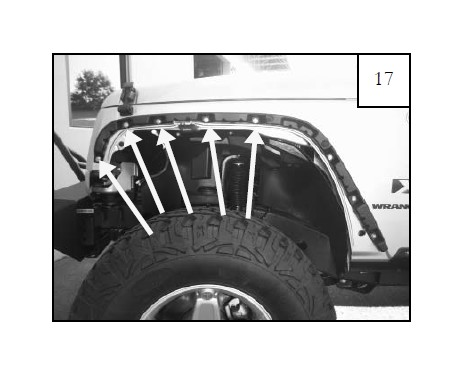 How to Install Bushwacker Flat Style Fender Flares (07-17 Wrangler JK) on  your Jeep Wrangler | ExtremeTerrain