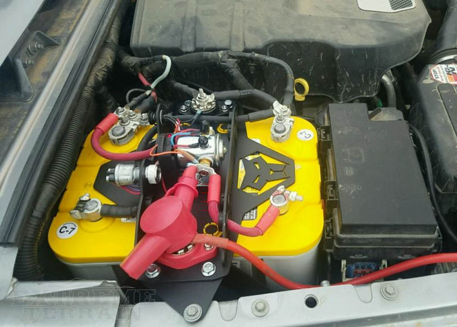 Optima Yellow Top Battery Installed in a Wrangler