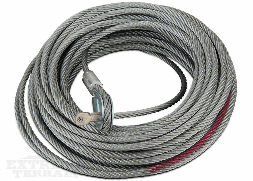 8,500 lb Steel Wrangler Winch Cable