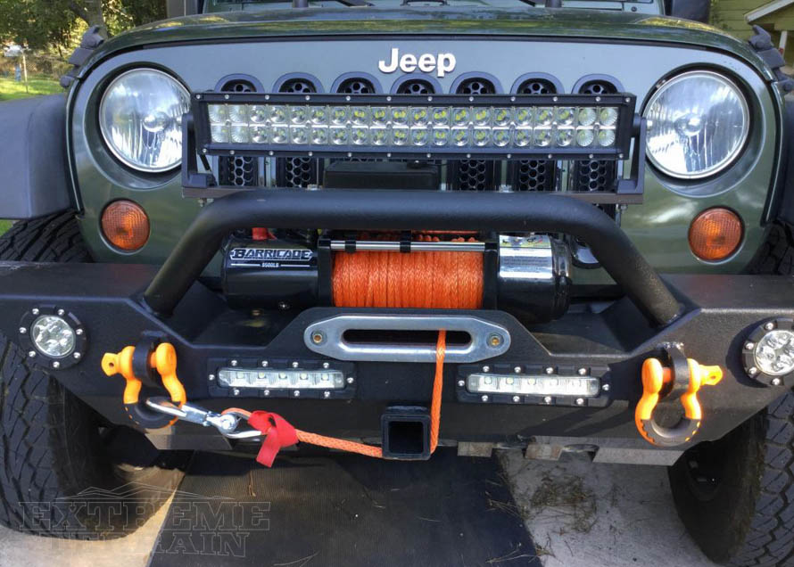 Barricade Wrangler Winch 9,500 lb Electric, Series Wound