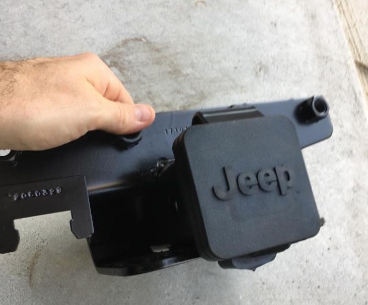 How to Install Mopar 2 in. Rear Hitch Receiver (07-17 Wrangler JK) on your Jeep  Wrangler | ExtremeTerrain