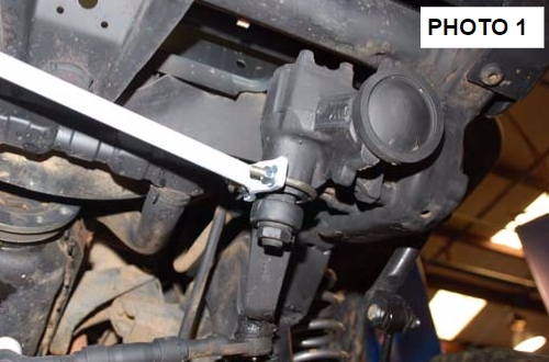 thumbnail image 2 of Rough Country Steering Box Brace For 1987-1995 Jeep Wrangler YJ - 1154,Black : Rough Country 2 of 10