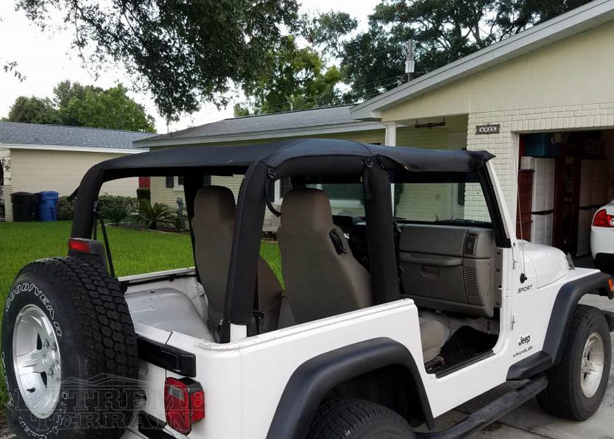 2003-2006 Wrangler TJ with a Bikini Top